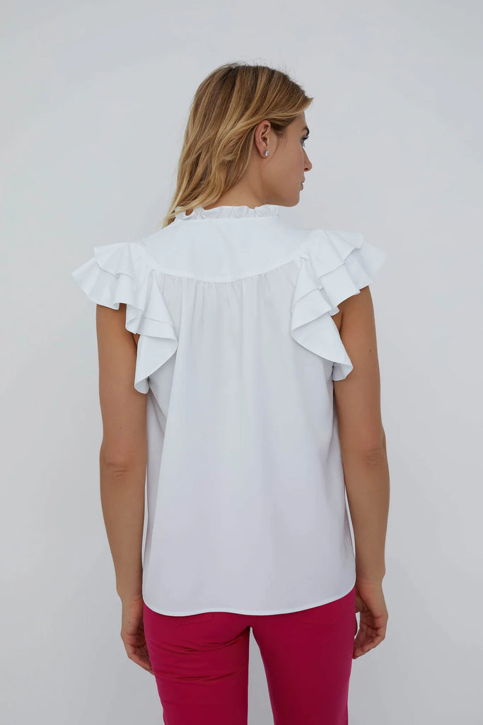 Flutter Sleeve Top