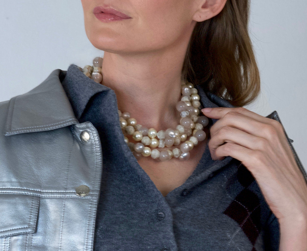 Gisella Champagne Necklace