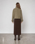 Vegan Suede Jacket - Olive