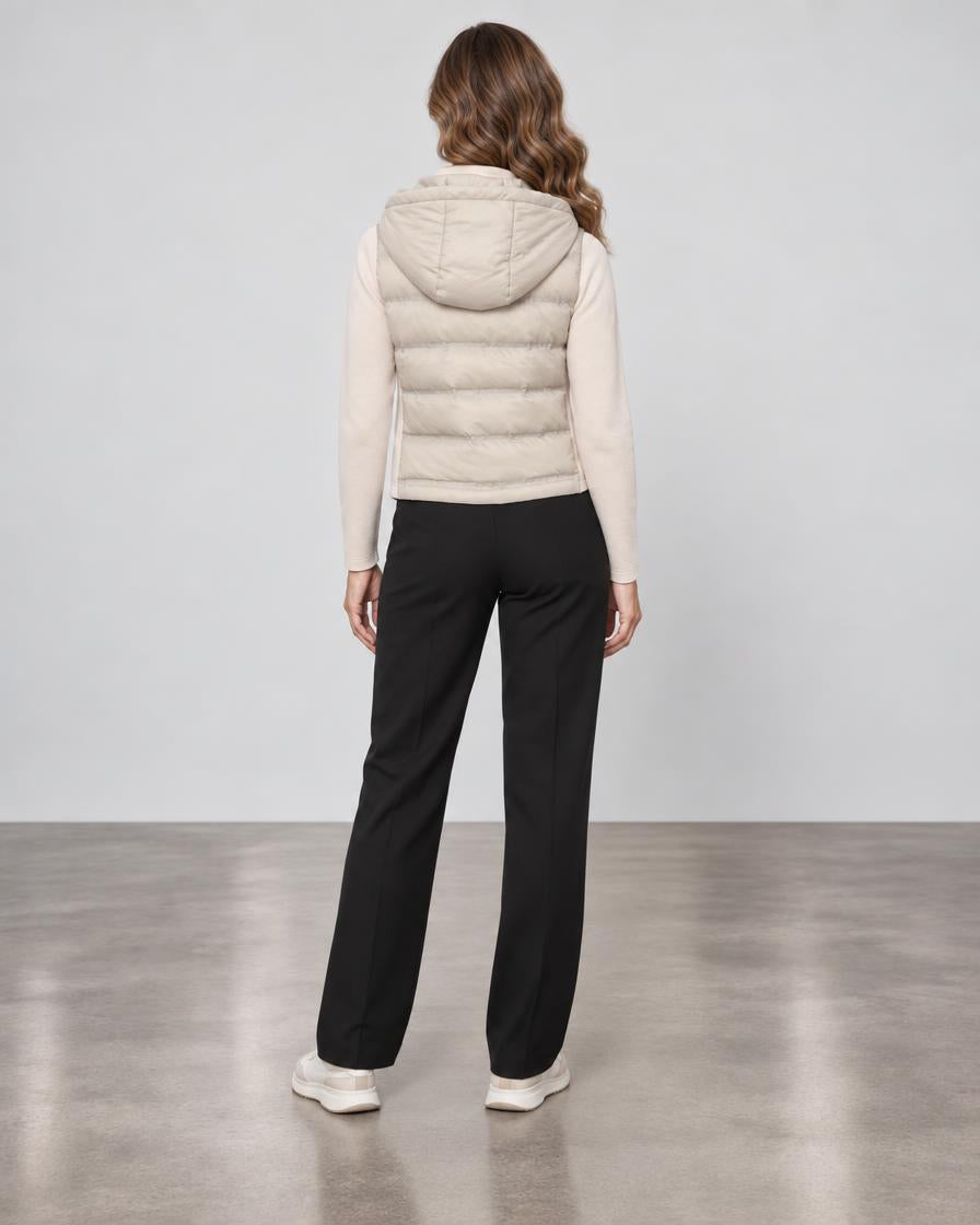 Tech Puffer Jacket - Beige