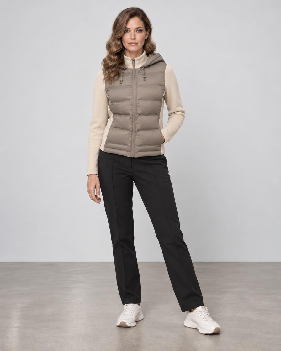 Tech Puffer Jacket - Taupe
