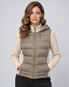 Tech Puffer Jacket - Taupe