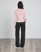 Polo Pullover Sweater - Soft Pink