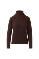 Textured Slouchy Funnel - Chocolate