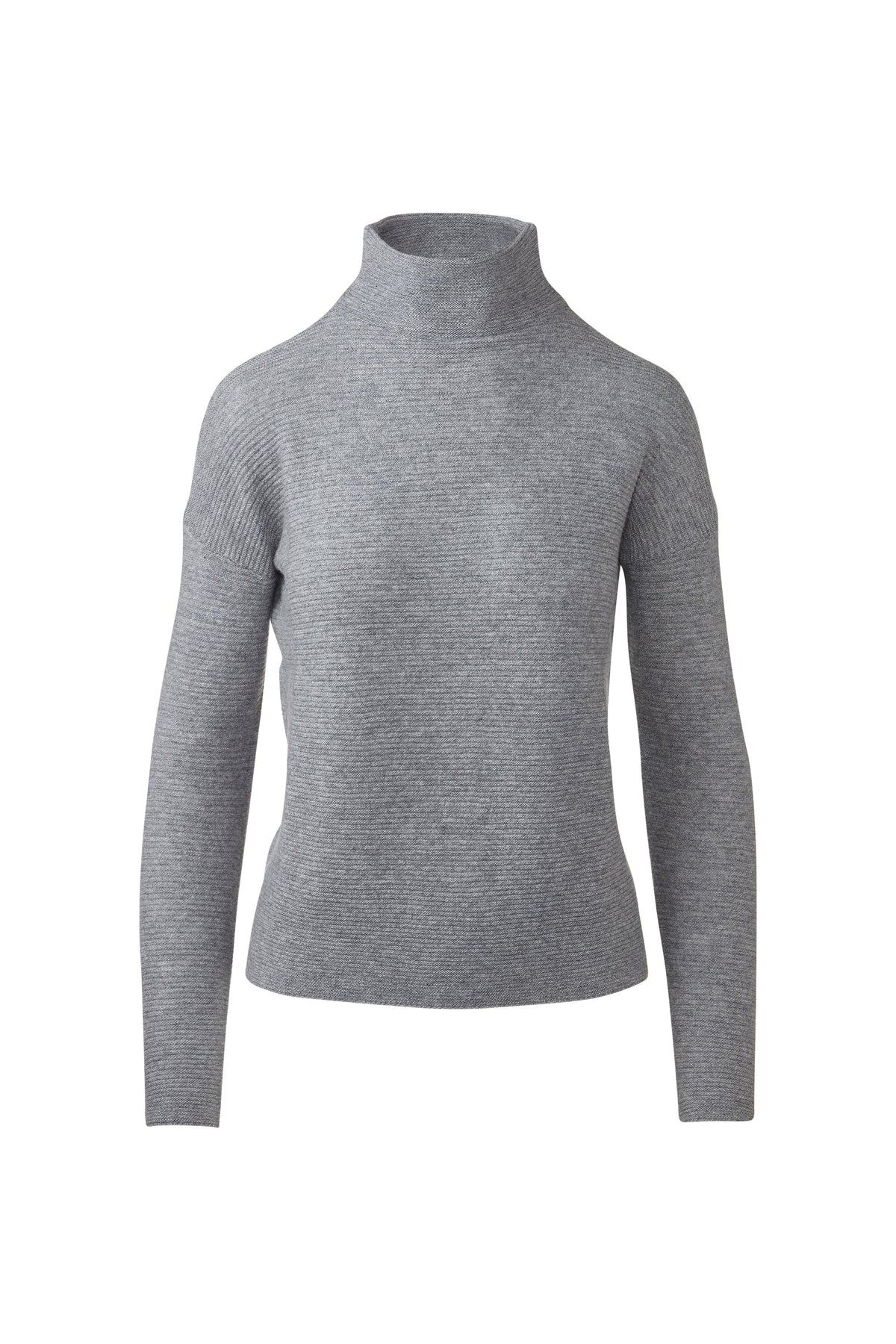 Textured Slouchy Funnel - Granite