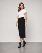 Rib Skirt - Black