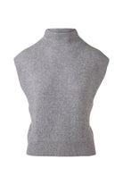 Sleeveless Rib Funnel - Granite