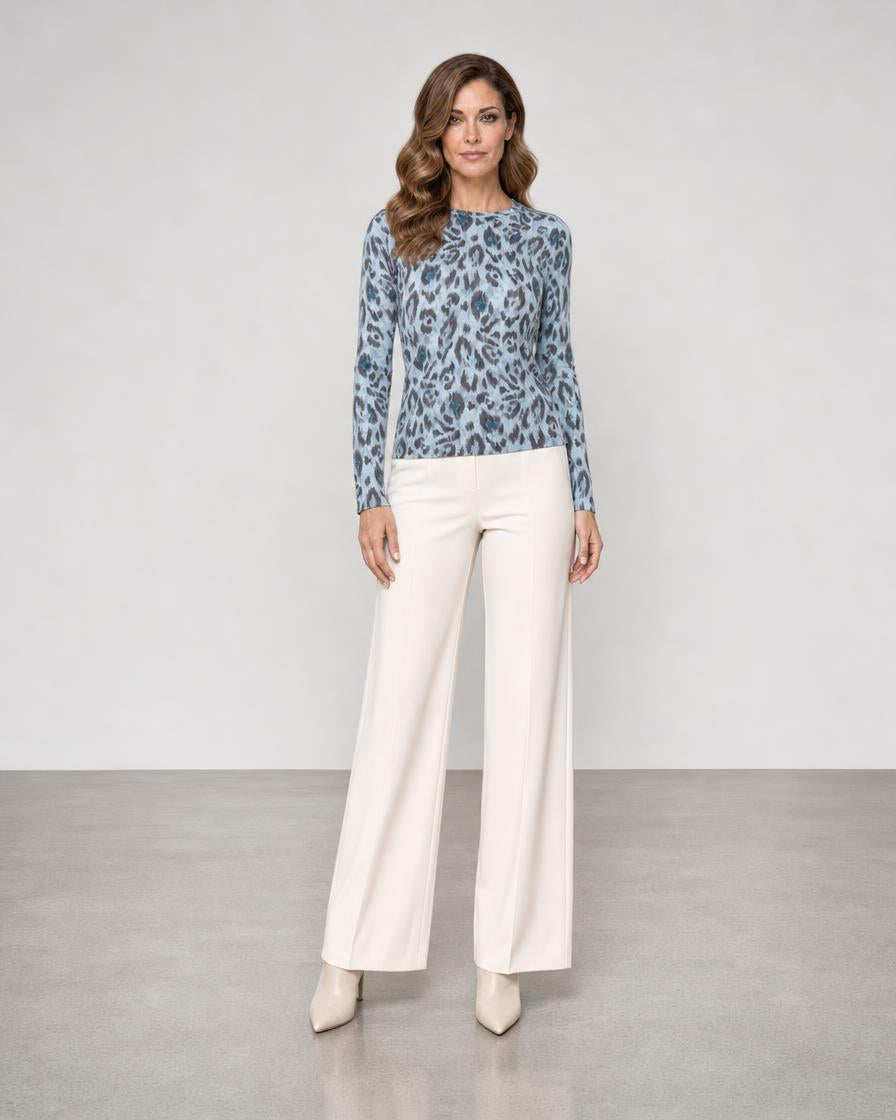Animal Print Crew - Horizon Multi
