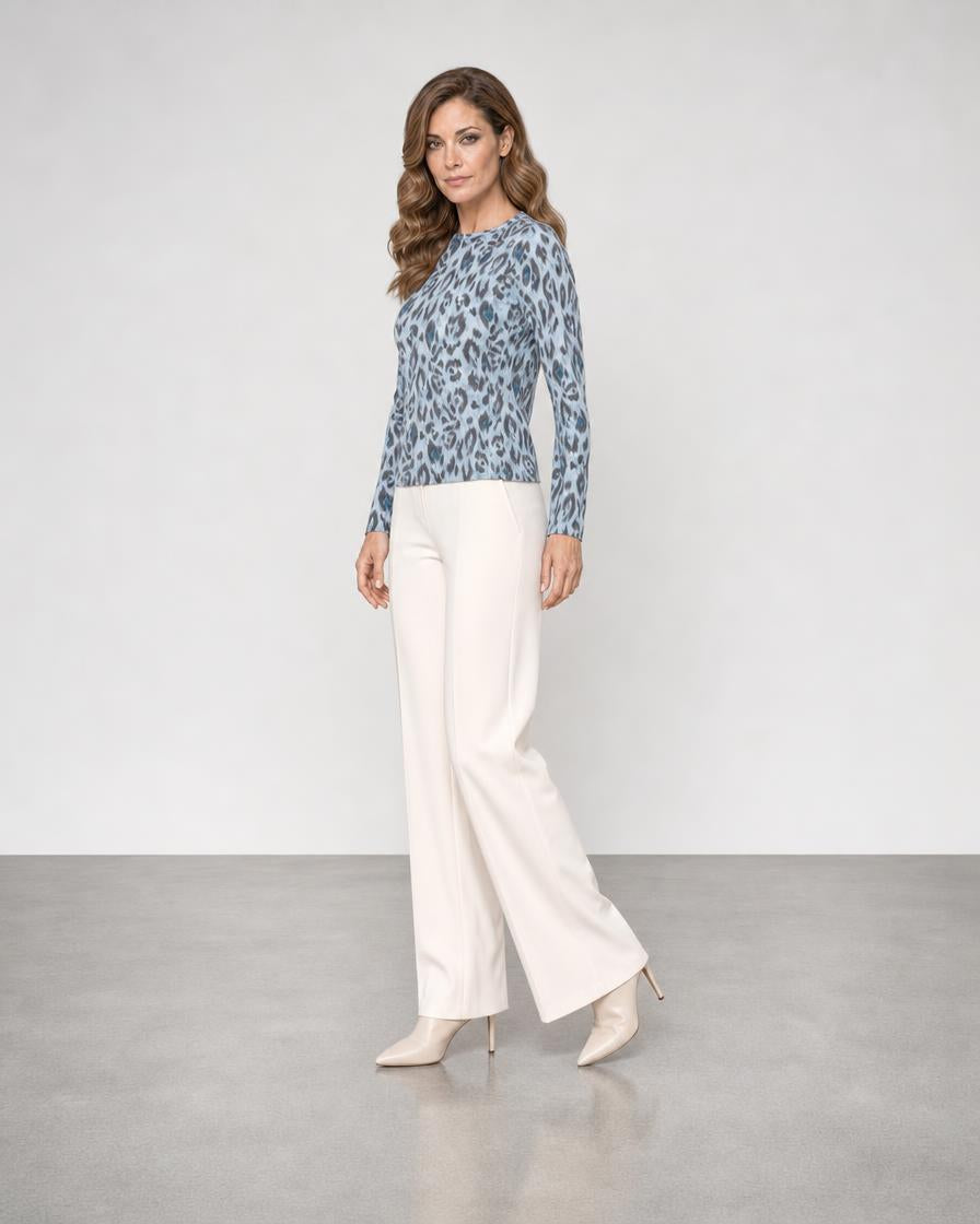 Animal Print Crew - Horizon Multi