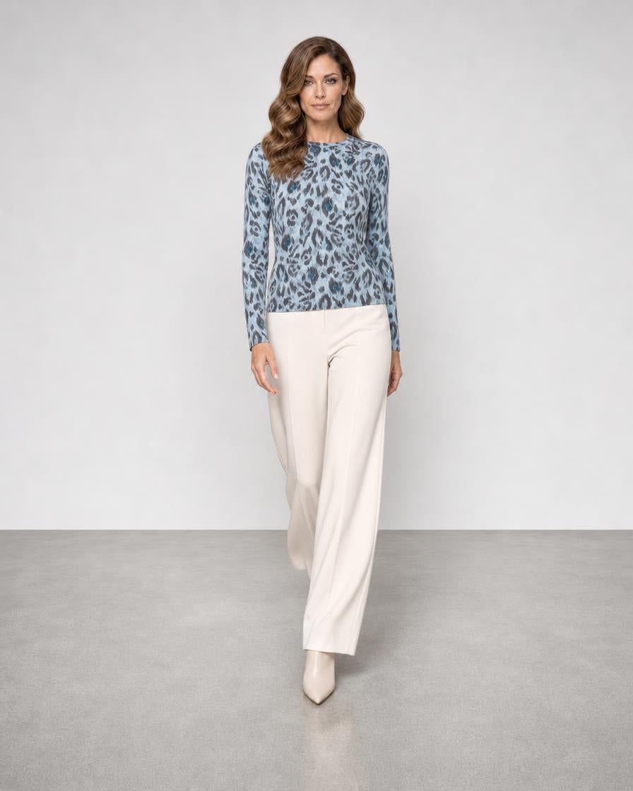 Animal Print Crew - Horizon Multi