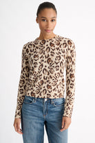 Animal Print Crew - Sandstone Multi