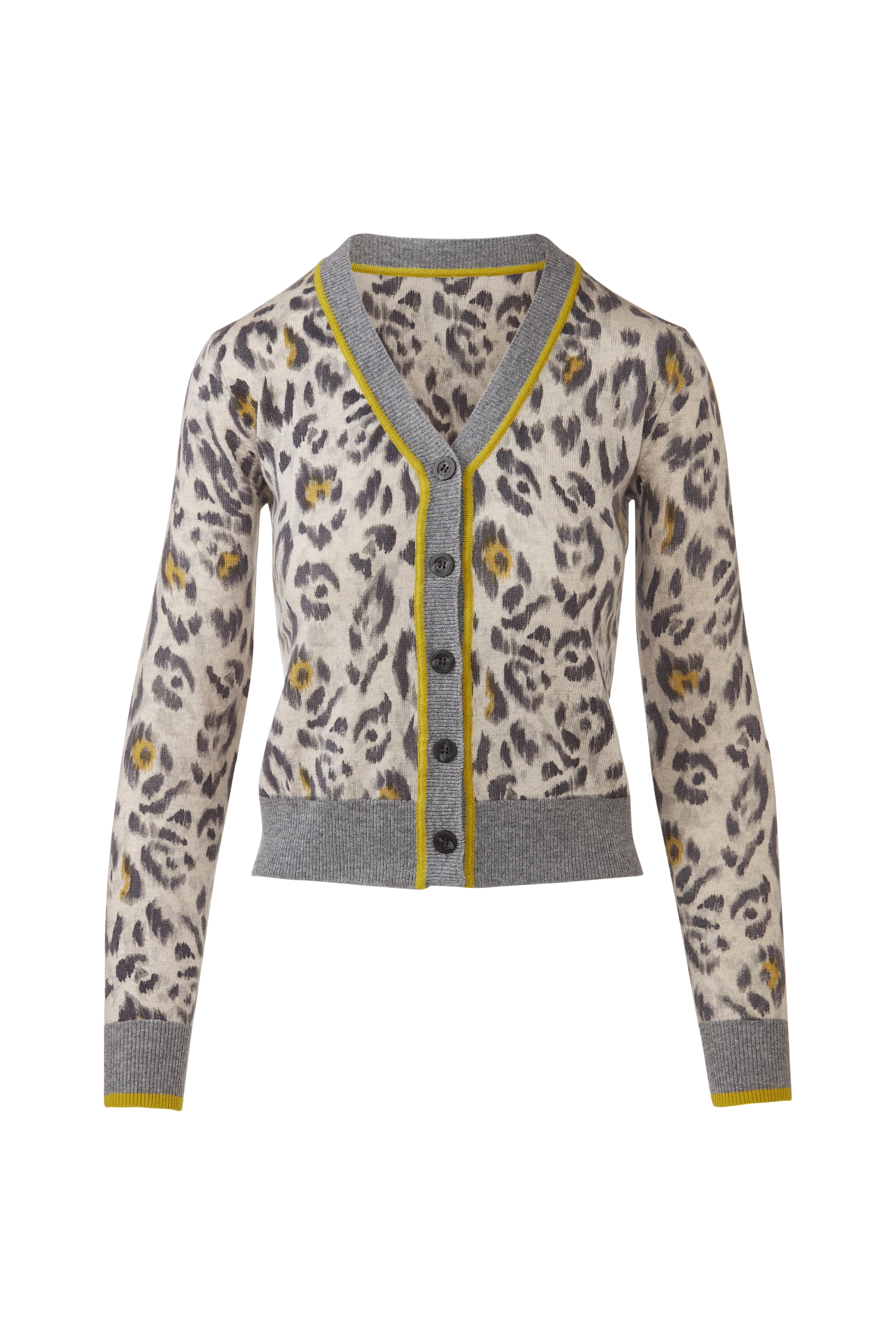 Animal Print Cardigan - Agate Multi