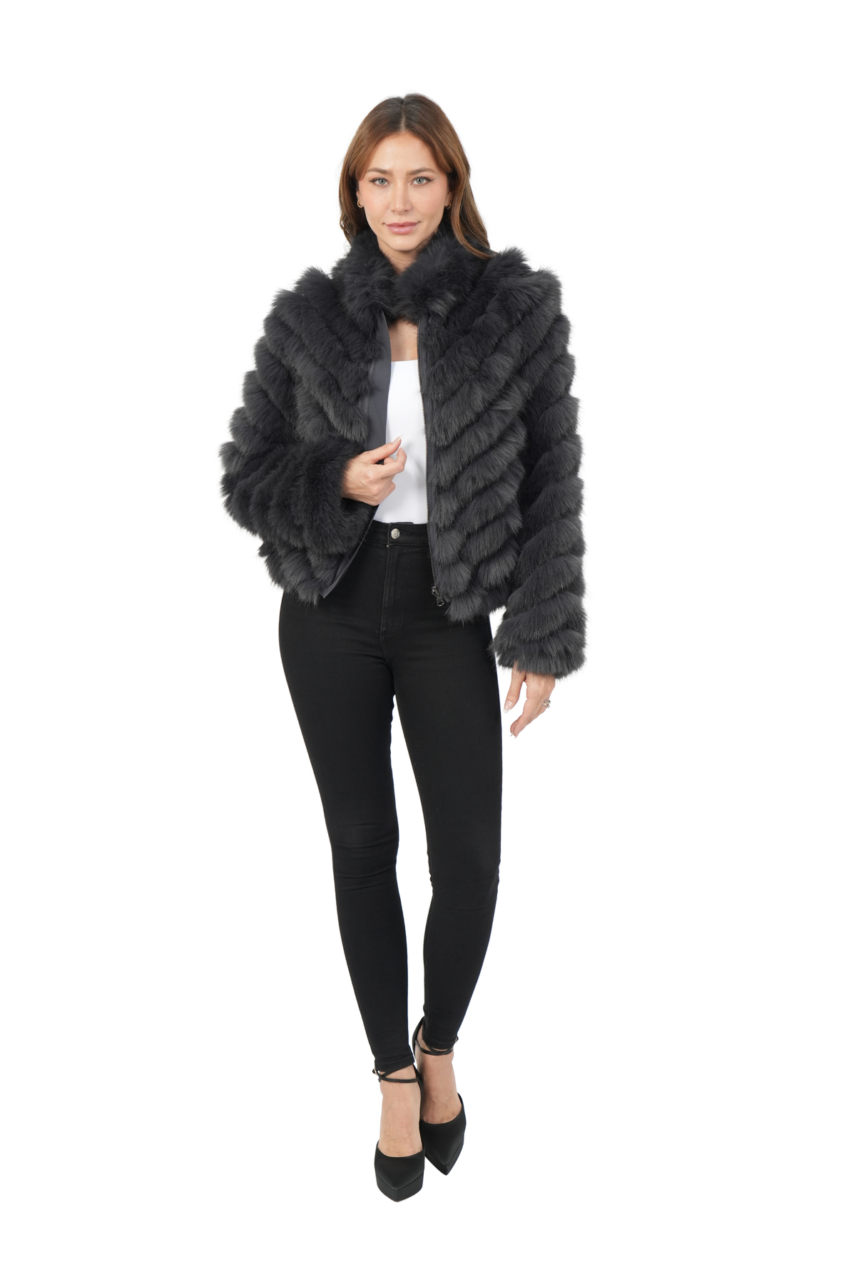Reversible FF Jacket - Charcoal