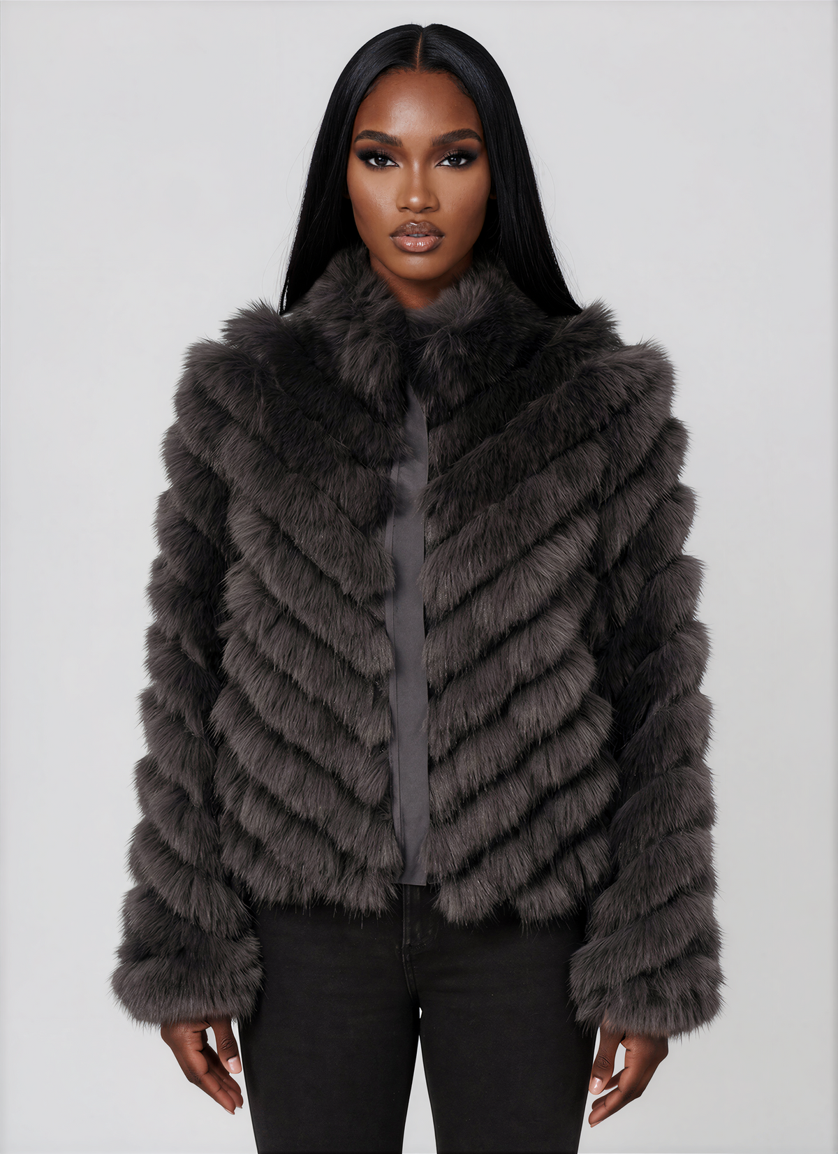 Reversible FF Jacket - Charcoal