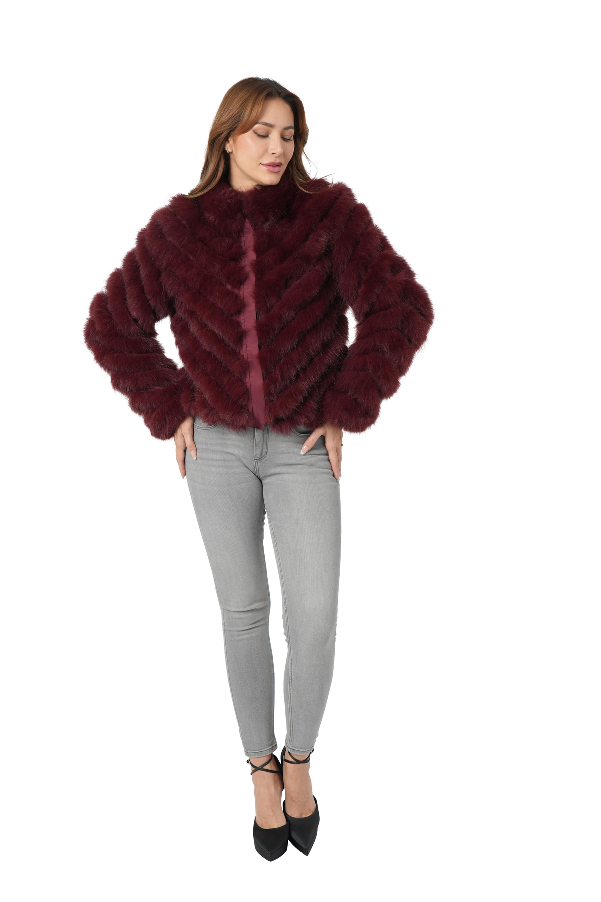 Reversible F.F. Jacket - Wine