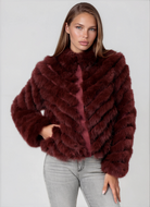 Reversible F.F. Jacket - Wine