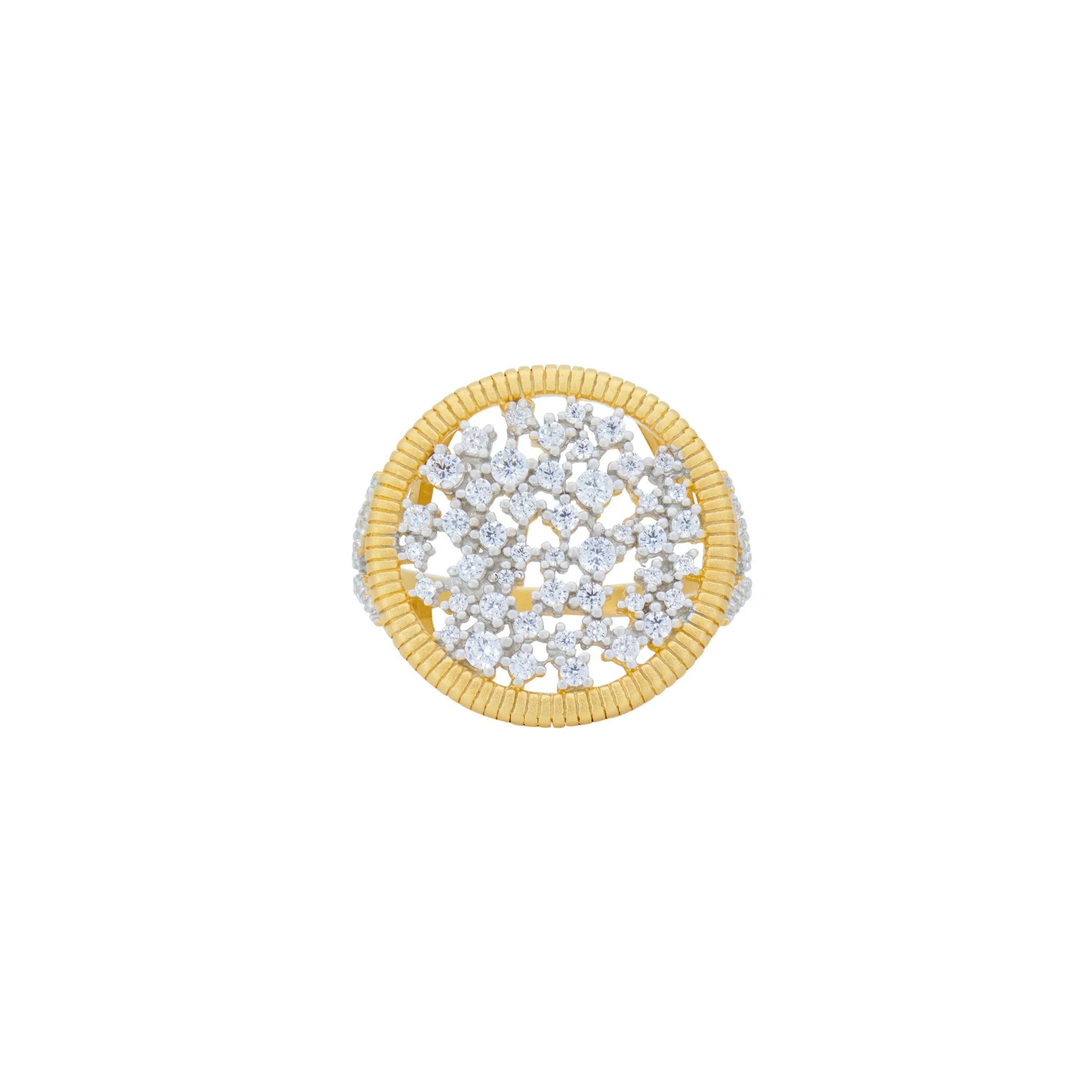 Shining Hope Cocktail Ring - Gold