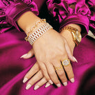 Shining Hope Cocktail Ring - Gold