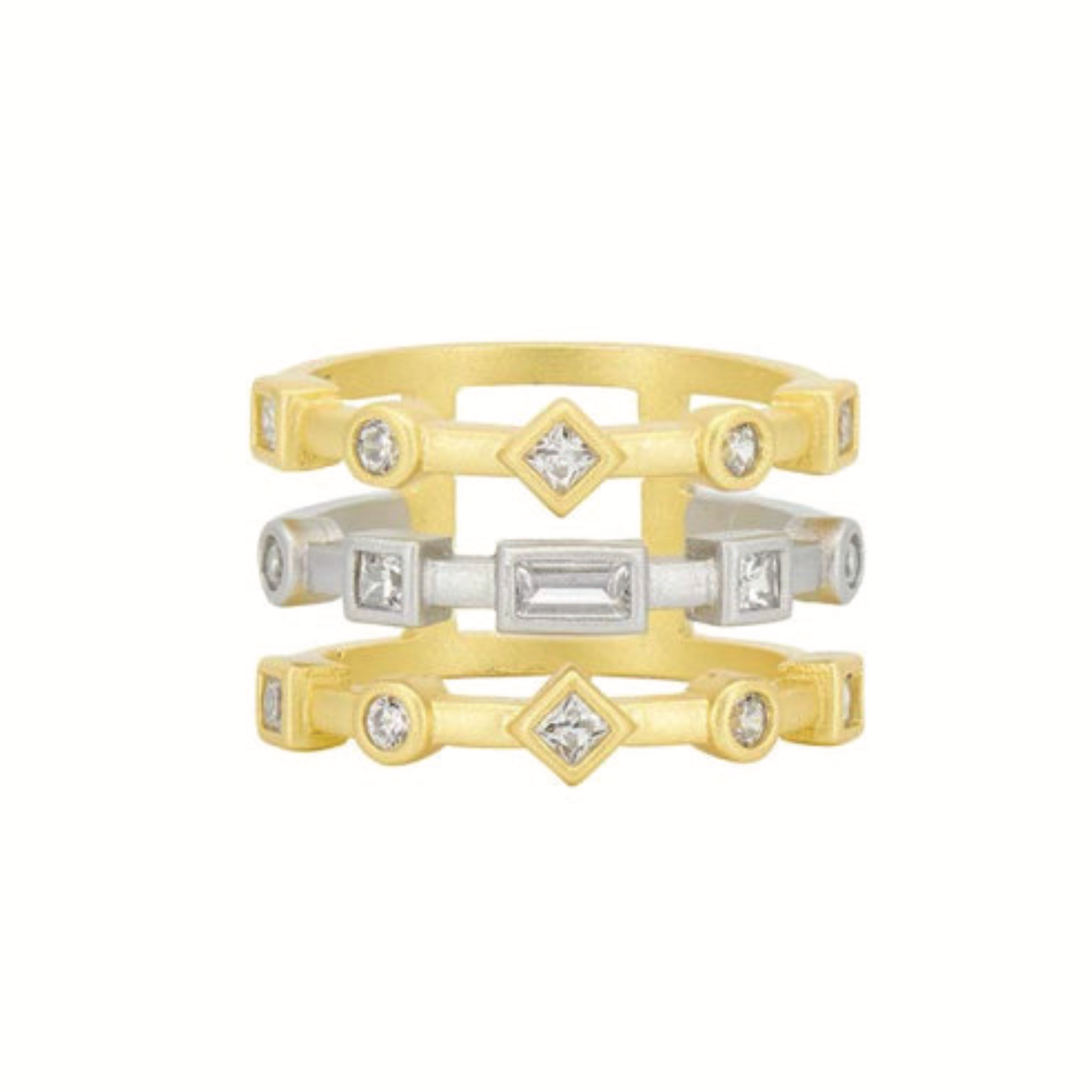 Midnight Mosaic Cage Ring