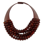 Round Bella Venetian Red Necklace