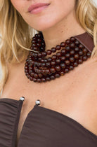 Round Bella Venetian Red Necklace
