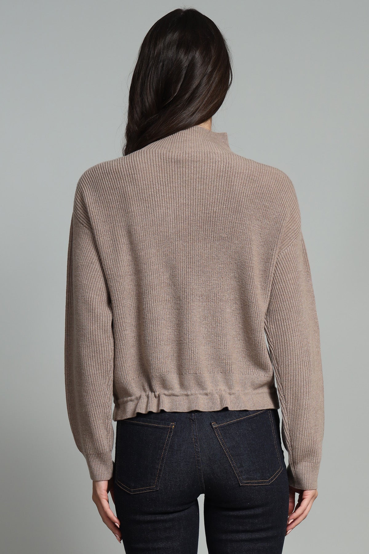Janet Bungee Cord Sweater - Mink