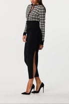 Larisa Pencil Slit Skirt