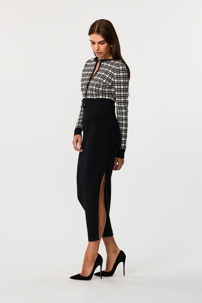 Larisa Pencil Slit Skirt