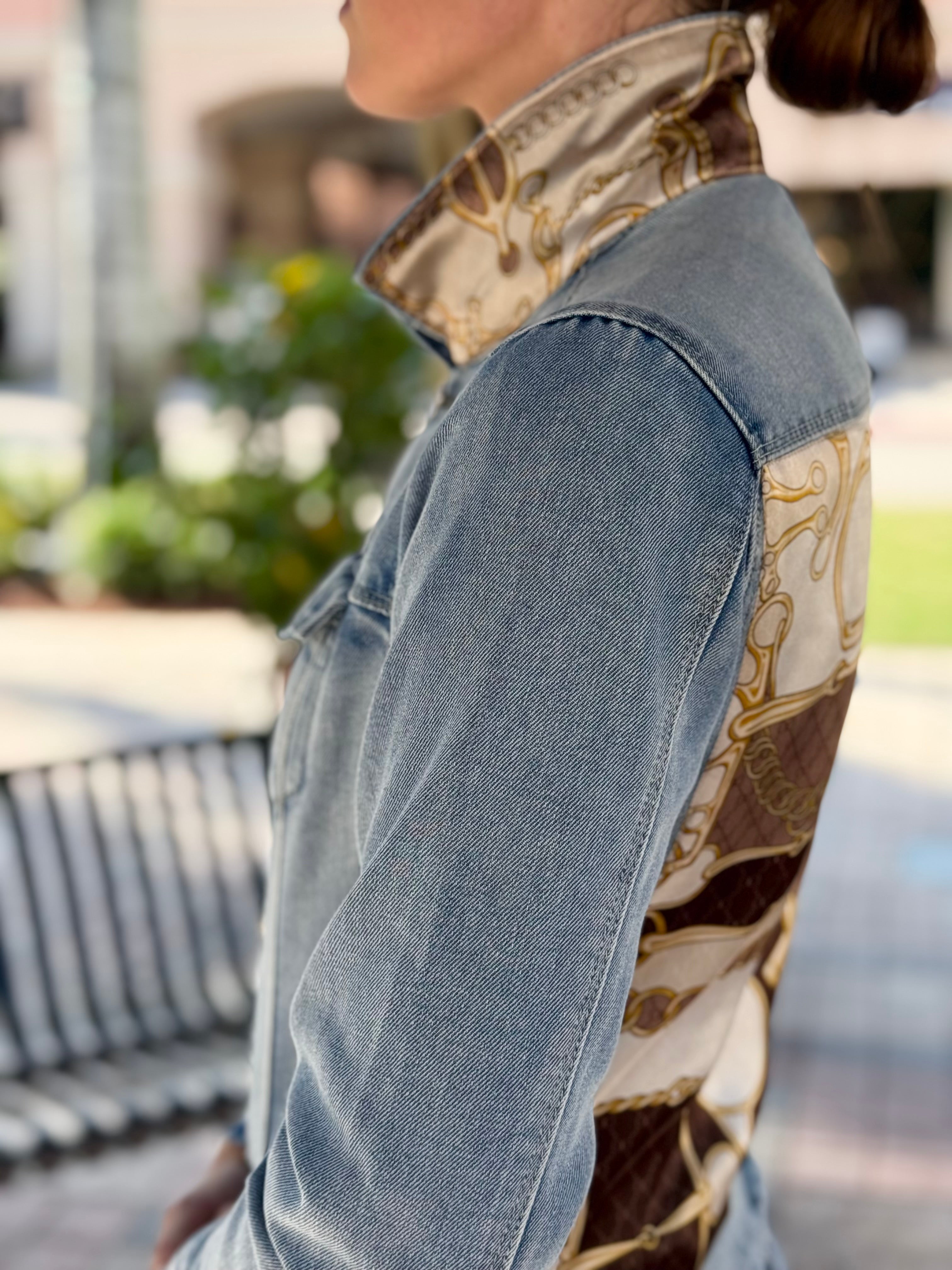 The Light Denim Jacket - Snaffle & Chains