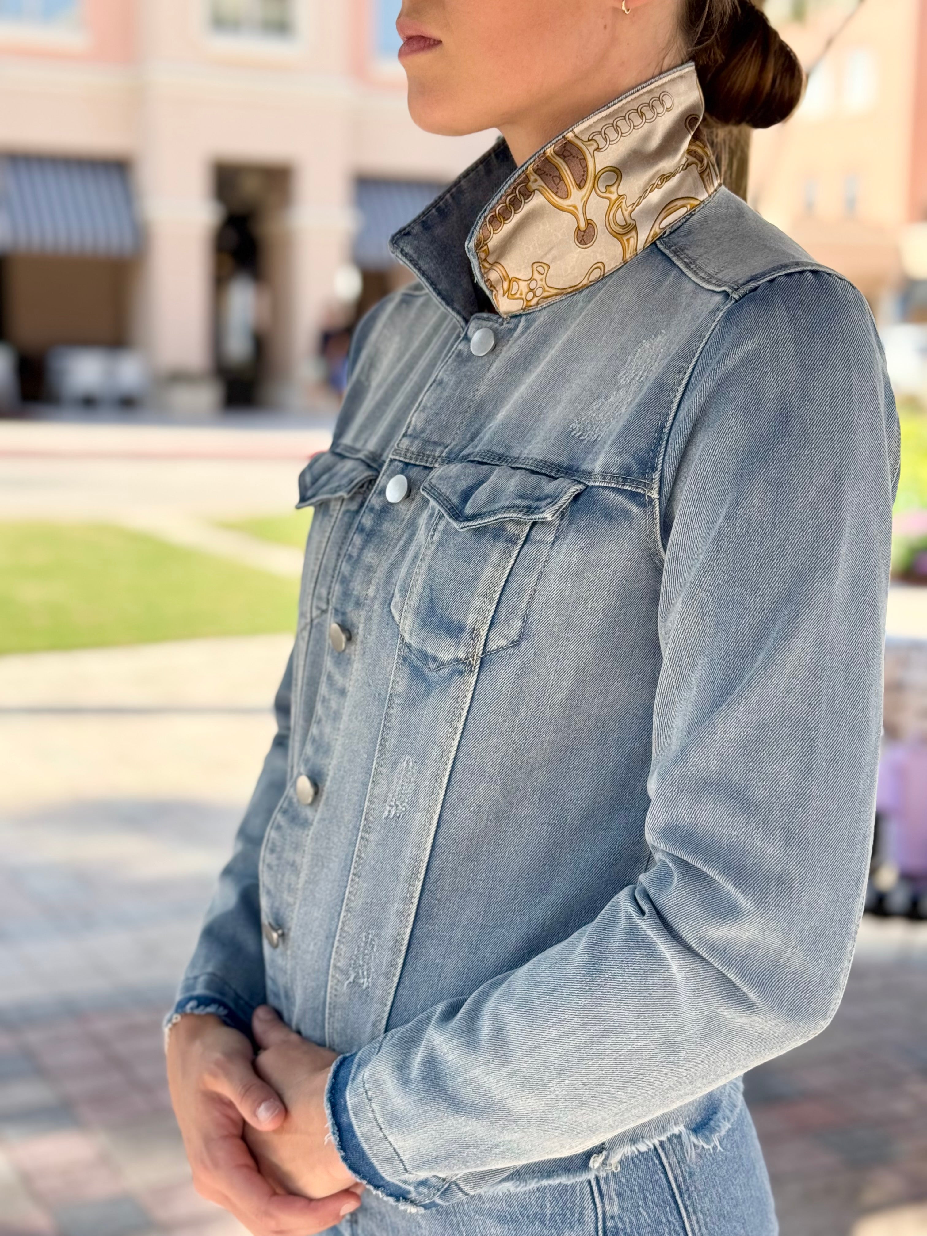 The Light Denim Jacket - Snaffle & Chains