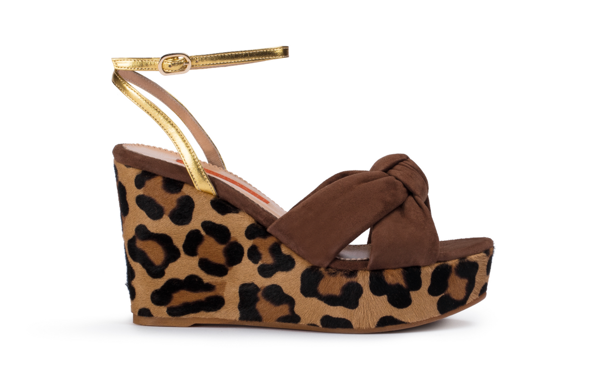 Sofia Wedge - Cheetah