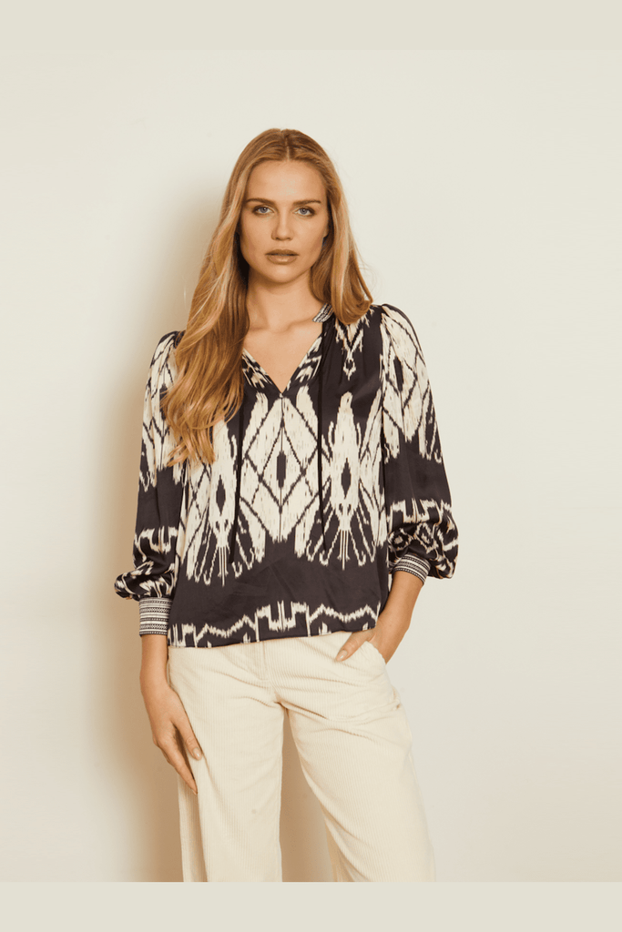 Spencer Top - Ikat Tapestry