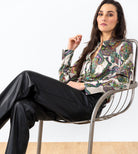 Go Le Blouse Slim Printed - Paisley Bliss
