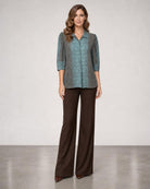 Blue Python Top - Blue