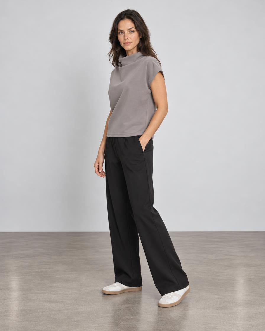 Lola + Sophie Sporty Neo Top - Grey