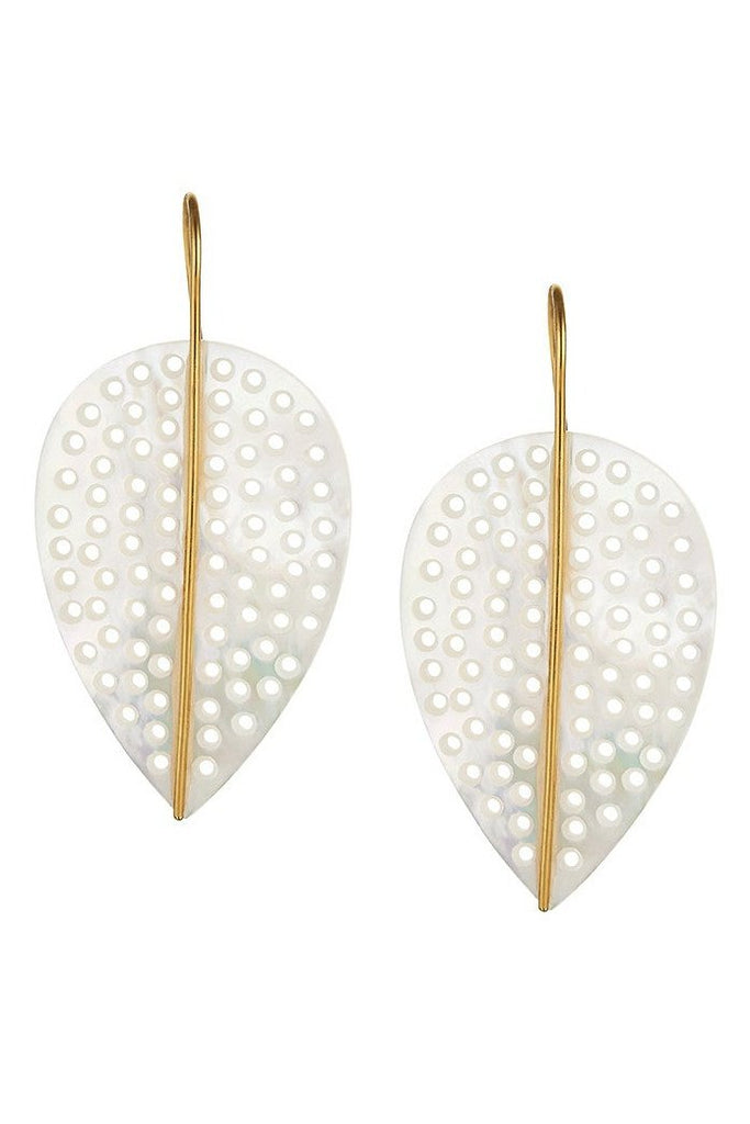 Asha by Ashley McCormick Leaf Earrings