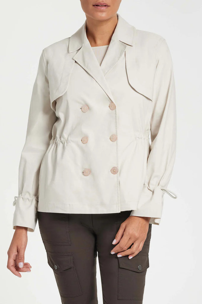 Valeria Cropped Trench
