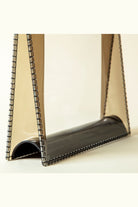 Clear Handbag with Black Handle