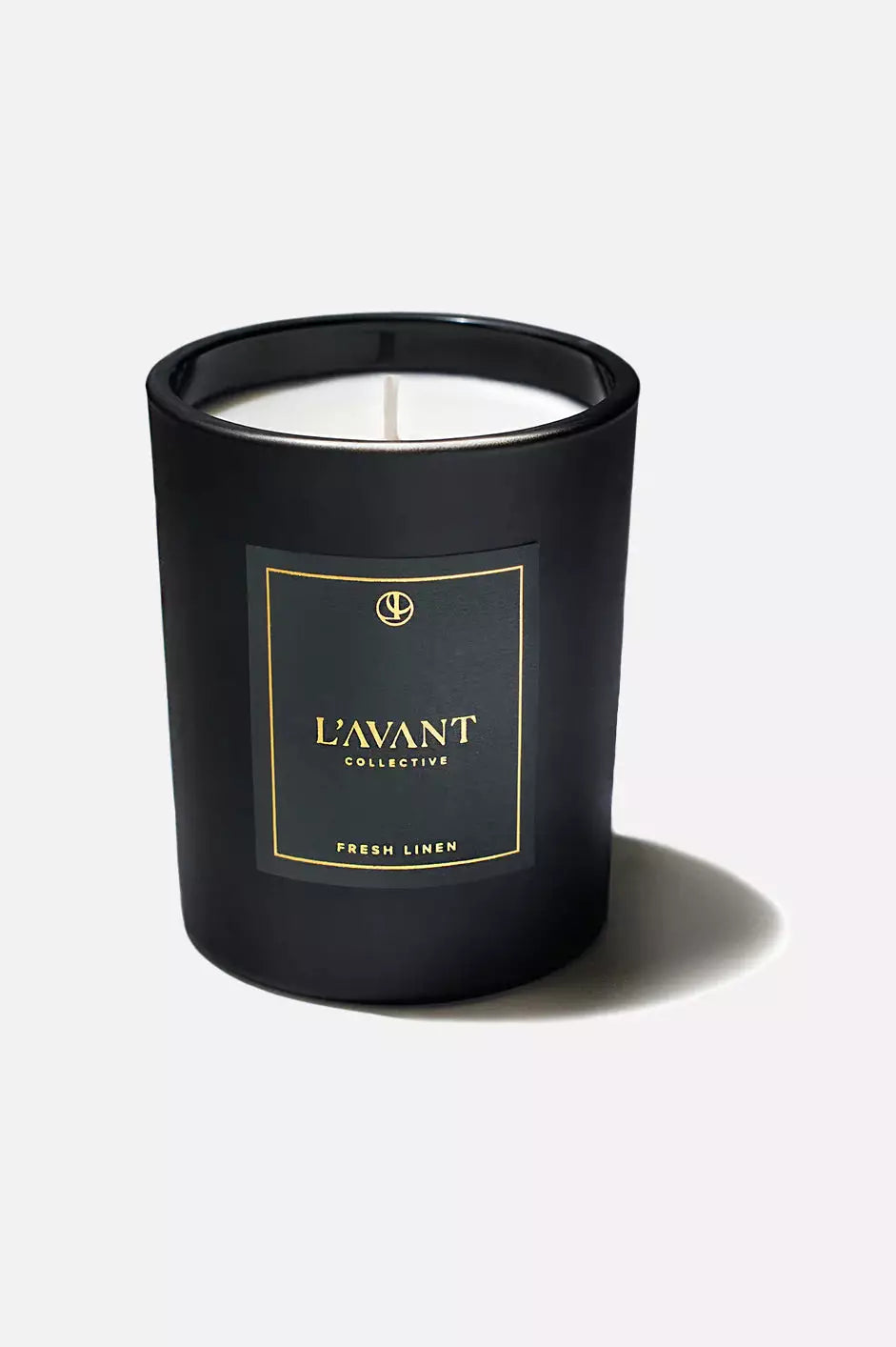 L'Avant Collective Fresh Linen Candle - 8 oz Black