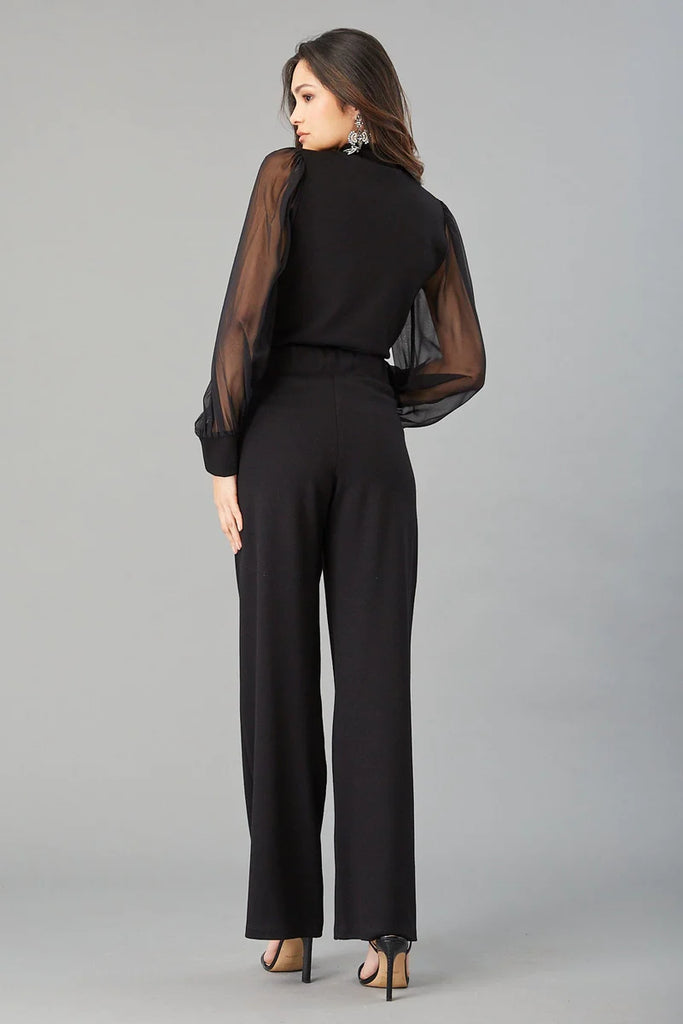 Lola + Sophie Twist Neck Blouse
